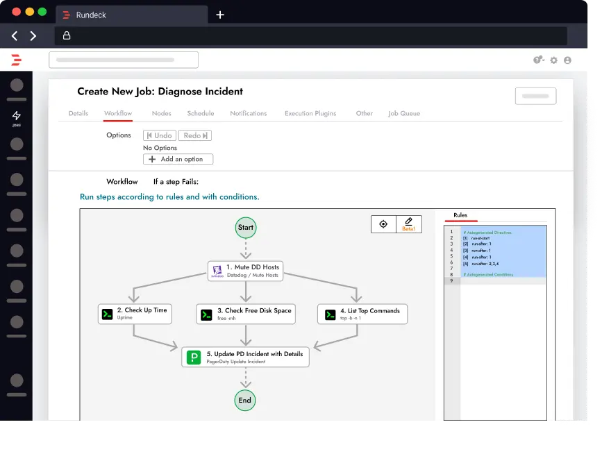 PagerDuty Runbook Automation のイメージ