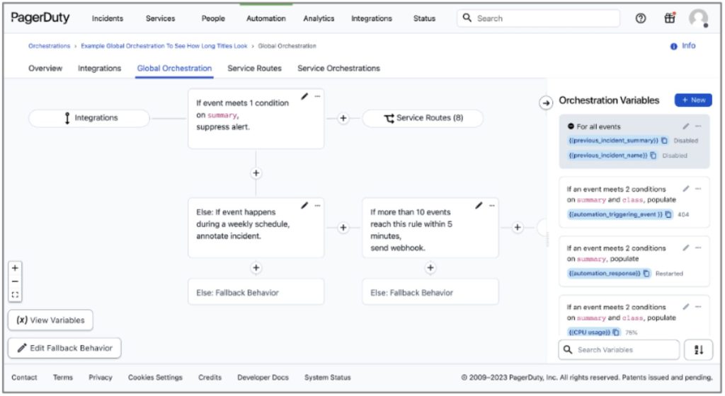 Orchestration Variables
